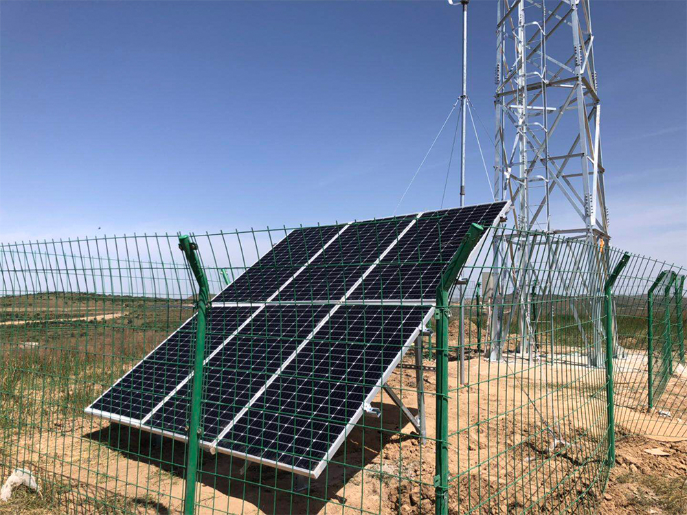 太阳能供电系统在宁夏森林防火监控中的应用